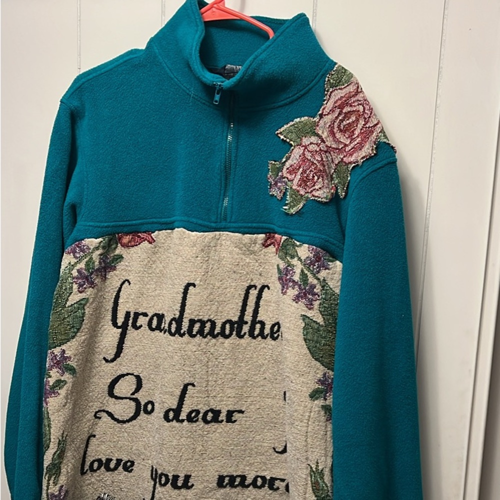 Grandmother upcycled sweater